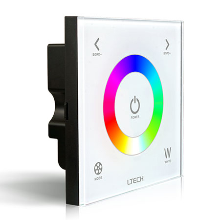 AC100~240V 4 zones Touch Panel Controller DX4 For single color/CCT/RGB/RGBW LED strip light